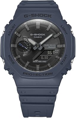 G-shock ga-b2100-2adr, montre analogique-numérique pour homme, bleu, bleu, bracelet