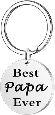 Cadeaux pour la fête des pères, porte-clés pour hommes, cadeaux pour la fête des pères, cadeau de noël - meilleur papa de tous les temps, argent, s, argent, s. Diaytar Sénégal : Le e-commerce qui change la donne