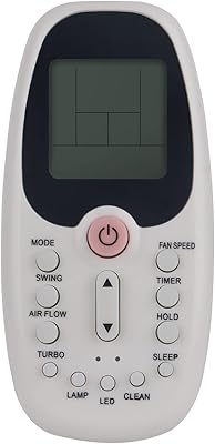 Télécommande de remplacement perfascin zh/ez-01 pour climatiseur chigo tornado whirlpool komeco