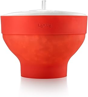 Machine à pop-corn lecco, silicone rouge, 2800 ml, le-0200226r10