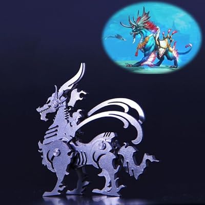 Aepro - puzzle 3d en acier inoxydable et métal, bricolage fait à la main,