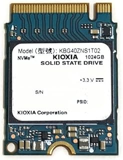 Kioxia ssd 1 to bg4 m.2 2230 30 mm kbg40zns1t02 nvme