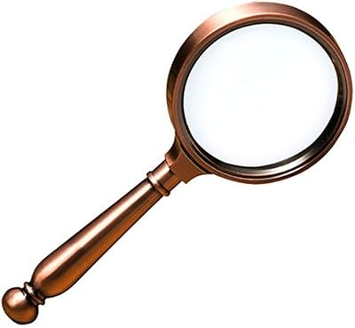 Guangming - loupe de lecture hd 20 fois en bronze pour personnes âgées