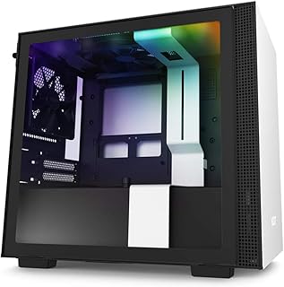 Boîtier de jeu nzxt e-s avant usb type-c panneau latéral en verre