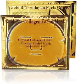Masque facial en poudre et collagène cristal gold bio-gold (lot de 20)