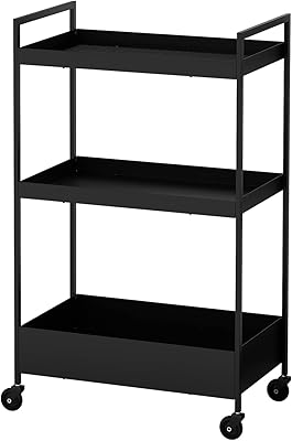Chariot polyvalent ikea nissaforce, noir, 19 7/8x11 3/4x32 5/8 203.997.77