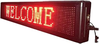 Panneau de signalisation led komi 70 cm x 24 écran extérieur