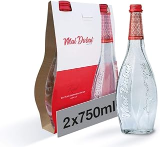 Bouteille d'eau en bouteille en verre, paquet de 2 750 ml de mai