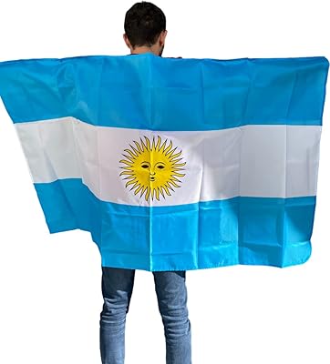 Jenny - drapeau de fan de l'équipe nationale de football - argentine 90 cm x 150 cm, bleu blanc, taille unique. Diaytar : L'e-commerce généraliste qui met le discount à l'honneur