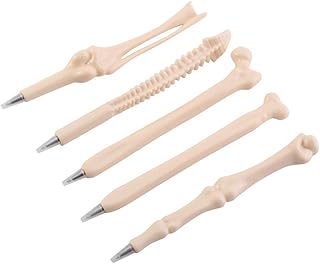 Ensemble de stylos à bille créatifs en forme d'os, 5 pièces, fournitures scolaires
