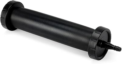 Diffuseur d'air aquascape bond avec diaphragme en caoutchouc epdm autonettoyant, 10 pouces, noir