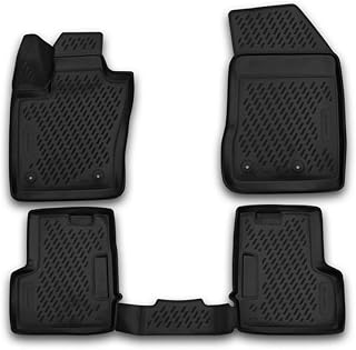 Tapis de sol 3d jeep renegade, 2014 ->, 4 pièces.