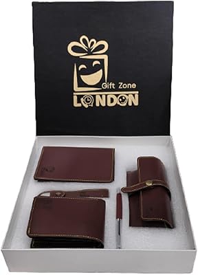 Coffret cadeau de luxe noir de gift zone london | porte-cartes | coffret