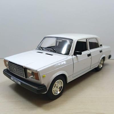 1:24 lada vaz 2107 urss 1500sl riva nova modèle de voiture soviétique russe