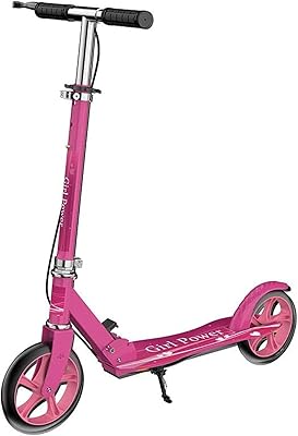 Trottinette pour adultes, trottinette urbaine réglable avec grandes roues pour adolescents et enfants