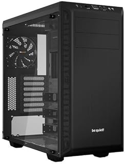 B quiet base 600 black window par pure base, bgw21, mid tower atx
