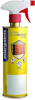 Peintures asiatiques woodtech termishield spray - 1 l, paquet de 1
