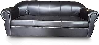 Canapé de salon 3 places moderne de mp furniture - black beauty