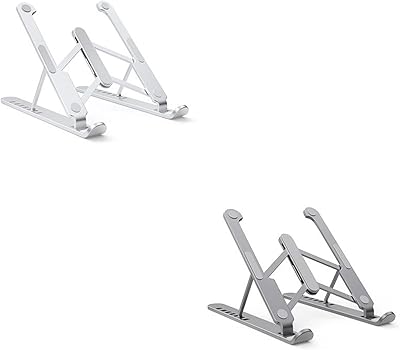 Support réglable pour ordinateur portable en aluminium à dissipation thermique bonita, support pliable