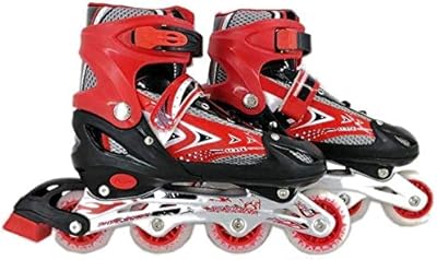 Chaussures de patins à roulettes réglables, chaussures de patinage extérieur pour enfants
