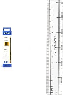 Crayon graphite hexagonal maxi hp classic avec pointe en caoutchouc boîte de 12