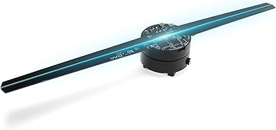 Projecteur 3d wesvanai 3d, ventilateur d'affichage publicitaire 3d à contrôle wifi avec 384