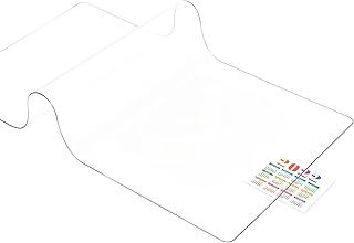 Sous-main transparent sur les bureaux - 36 x 17 pouces - protecteur de bureau en plastique transparent - tapis d'écriture pour le bureau et la maison. Révolutionnez votre façon d'acheter avec Diaytar