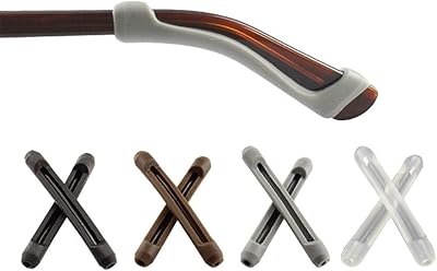 4 paires de supports de bord de lunettes, supports de lunettes flexibles antidérapants