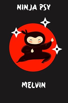 Cahier ninja spy melvin : carnet ninja, cadeau d'anniversaire pour garçons et hommes