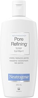 Tonique affinant les pores neutrogena à l'hamamélis, aha et bha, tonique nettoyant