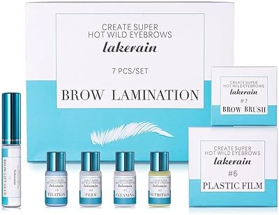Kenza kit de plastification des sourcils professionnel à faire soi-même pour salon la maison