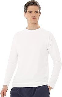 Chemises de bain à manches longues upf 50+ pour hommes, chemise de surf