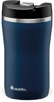 Tasse de voyage aladdin acier inoxydable bleu foncé 025 l