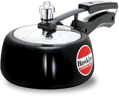 Autocuiseur contura en aluminium anodisé dur hawkins, 1,5 litre, noir