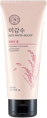 Mousse nettoyante lumineuse à l'eau de riz the face shop - 150 ml