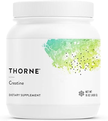 Thorne creatine créatine monohydrate poudre d'acides aminés soutient les muscles l'énergie cellulaire
