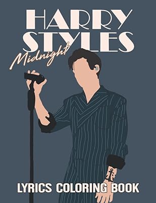 Livre de coloriage minuit hạrrỵ stỵlẹs lỵrịcs : merveilleuses paroles de chansons