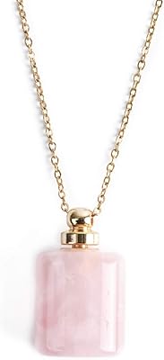 Collier en cristal en forme de bouteille de parfum way glenn pour femme