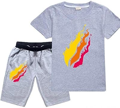 Batubatu preston tops preston tops ensemble manches courtes unisexe pour enfants, gris/gris, 100 cm. Diaytar Sénégal : Des produits pour toute la famille à prix cassés