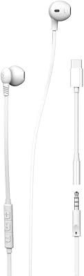 Écouteurs regent oasis r483256 avec adaptateurs usb-c - blanc
