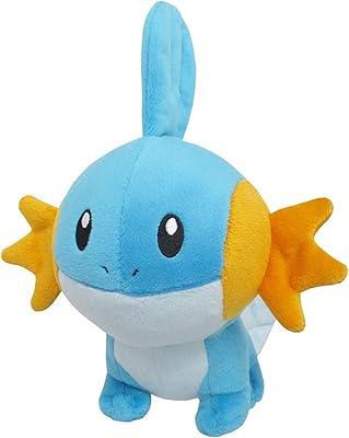 Sanny pokemon all star series - pp68 - peluche madkip, bleu, 6 pouces