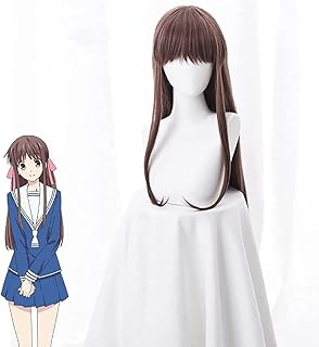 Perruque anime cosplay pour fruits basket tohru honda pour fête d'halloween jeu