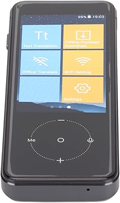 Traducteur vocal intelligent, appareil de traduction portable avec appareil photo 5mp, traductions intelligentes