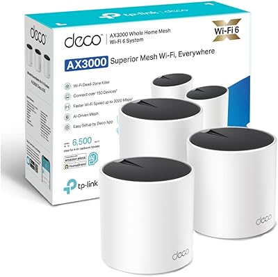 Tp - lien maillé wi-fi deco x55, 3 pièces, noir, deco x55