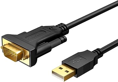 Câble de création adaptateur usb 2.0 vers rs232, 3 pieds de long, câble