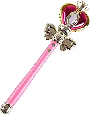 Baguette magique henshin de sailor moon, bâton lumineux musical en forme de cœur