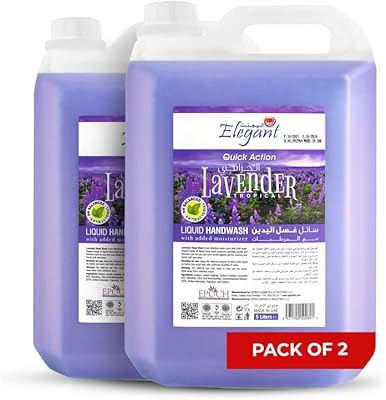 Lavage liquide élégant pour les mains 5 litres paquet de 2
