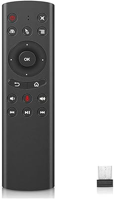Télécommande sans fil weichip g20 2.4g, commande vocale par souris sans fil