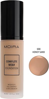 Fond de teint complet moira cwf500, sable miel, 30 ml