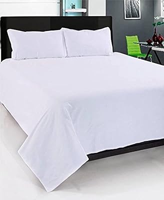 Drap de lit kingtex 160x280 cm, blanc, bs11300.01